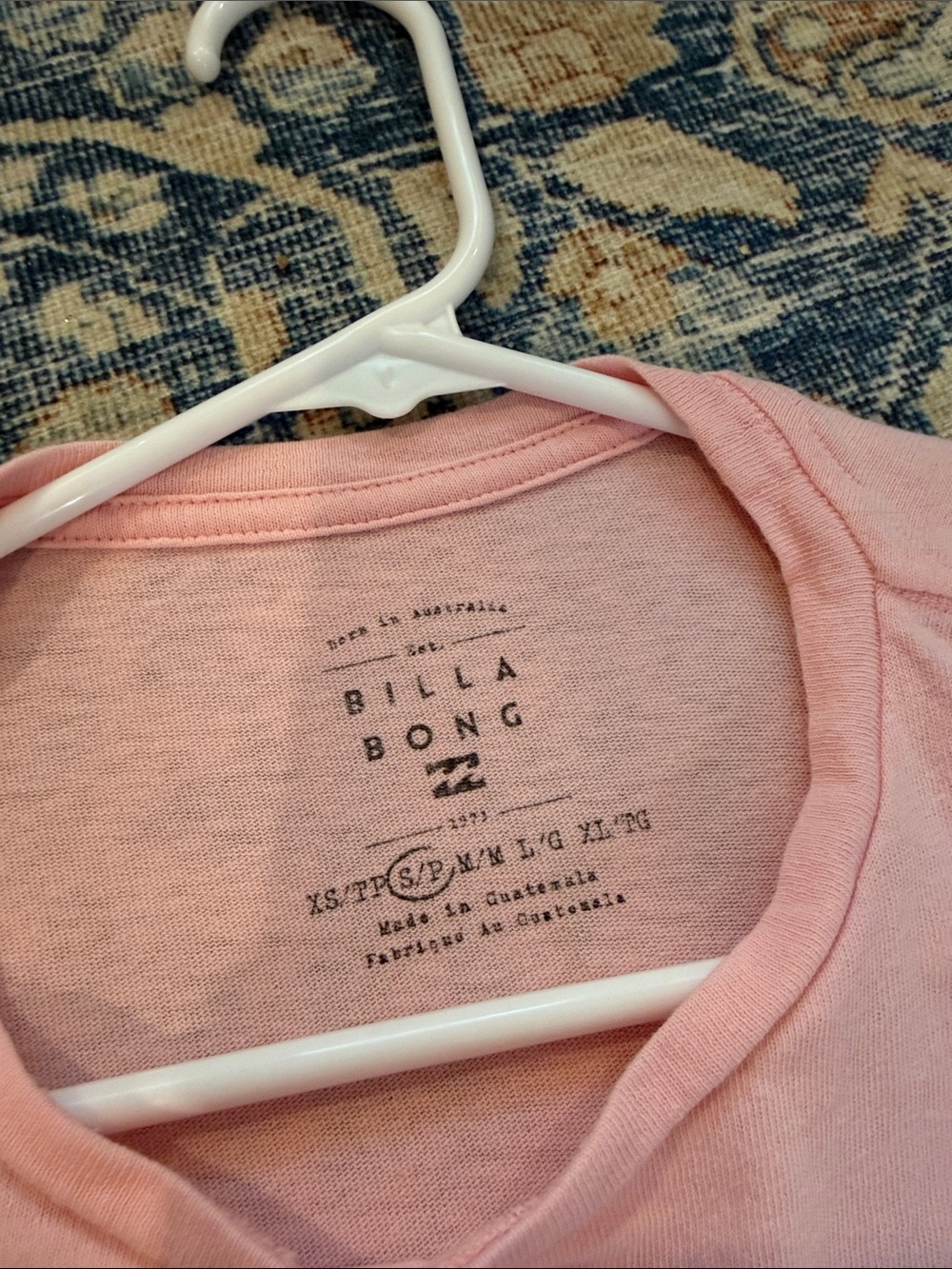 Billabong Pink Graphic Sunset Tee - Picture 3 of 3
